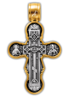 «Голгофа. Икона Божией Матери «Нерушимая Стена» Крест нательный Артикул:  101.260