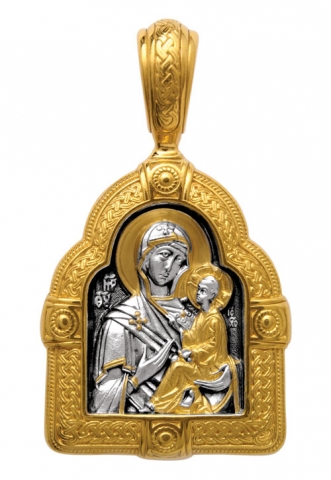 Тихвинская икона Божией Матери.Образок. Aртикул 102.012